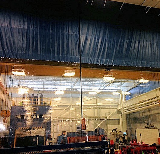 Industrial Warehouse Draft Curtains Akon Curtain And Dividers