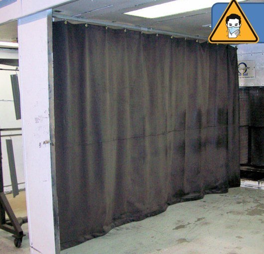 Sandblasting Curtains