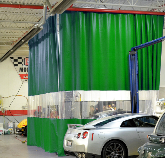 Garage Divider Curtains Akon Curtain and Dividers
