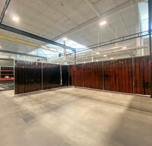 welding strip booths free standing