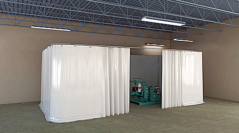 Retractable Sound Curtains