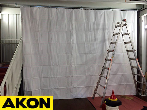 Industrial-Curtain-Installation