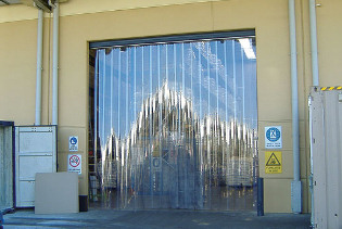 1m x 2m d Pedestrian / Chiller Door Strip Kit PVC Strip Curtain w 