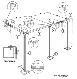 freestanding-curtain-track