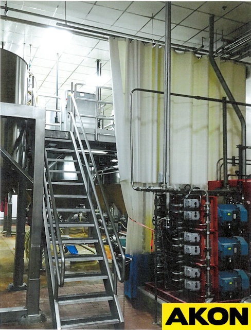food production curtains for separation