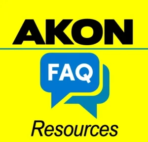 Frequently asked questions page for AKON industrial and commercial curtain products.