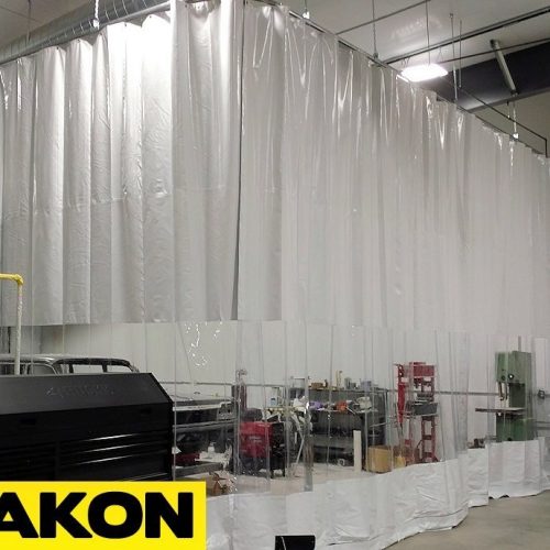 Industrial Curtain Walls Akon Curtain and Dividers Custom Made