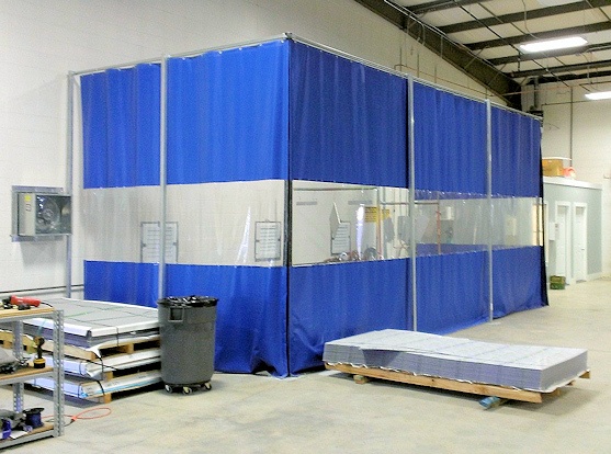 industrial-free-standing-curtain-enclosure