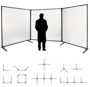 Industrial Divider Screens Keep Workers Separated