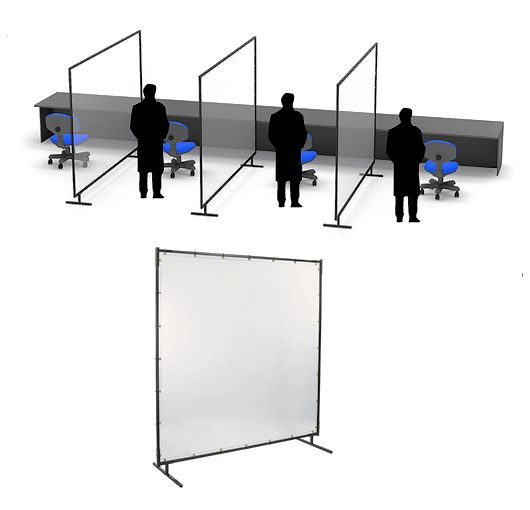 Clear Work Dividers Portable