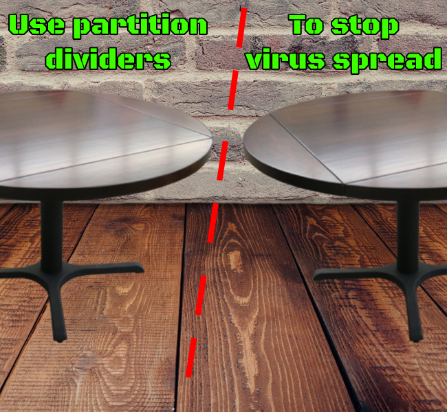 restaurant partition dividers