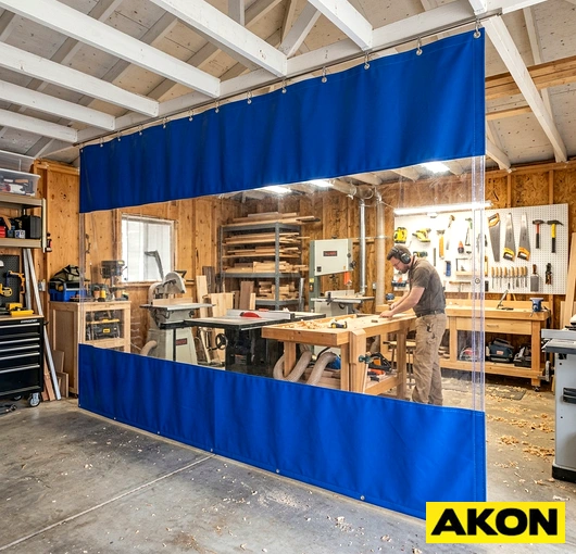 Garage divider curtains (1)