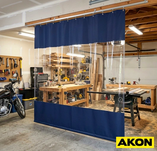 Garage divider curtains (3)