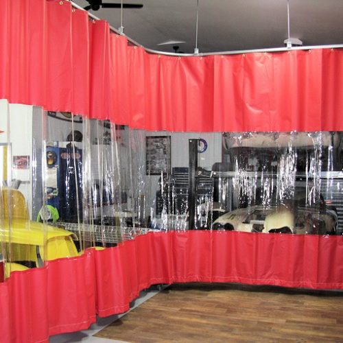 garage curtains for separating your garage