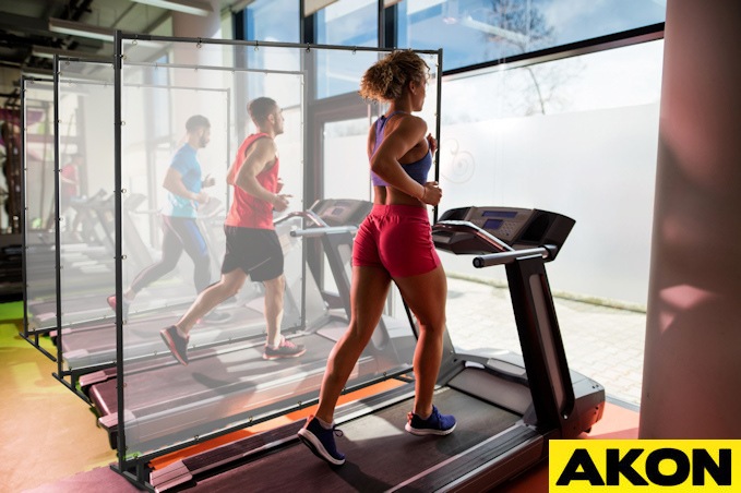 portable gym dividers for social distancing