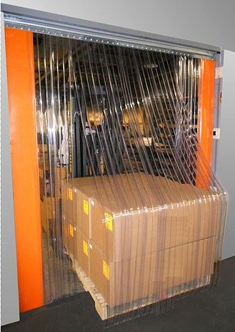 thickness: 0.072 in. width height 8 ft Strip-Curtains.com: Vinyl Strips 8 in Door Replacement Strips Standard Ribbed X 96 in. Pack of 6 Strips