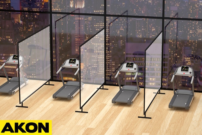divide your treadmills with partitions