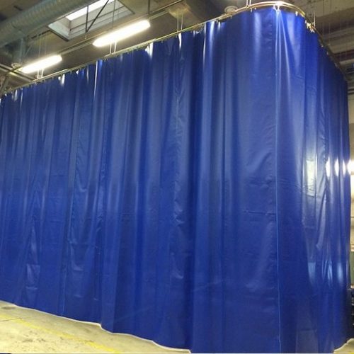 curtain wall for wash bays