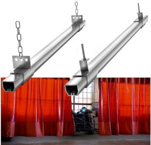 welding curtain hardware for hanging weld curtains