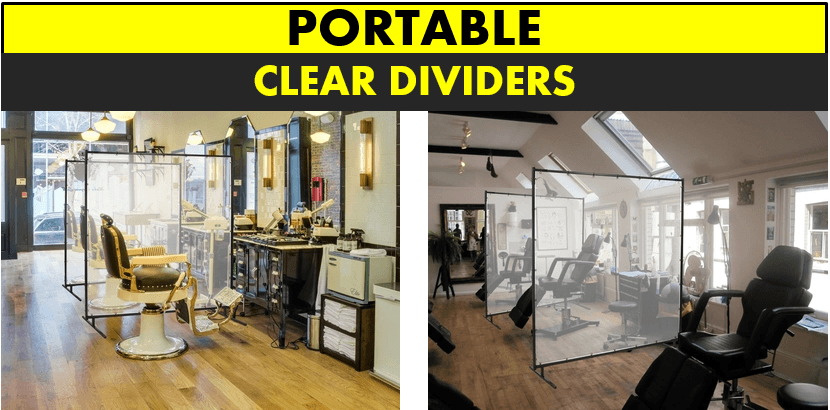 Clear Dividers That are Portable and Mobile