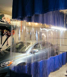 Separate your garage using garage divider curtains