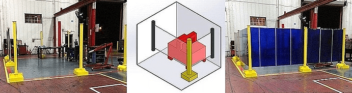 overhead-crane-collapsible-welding-screen