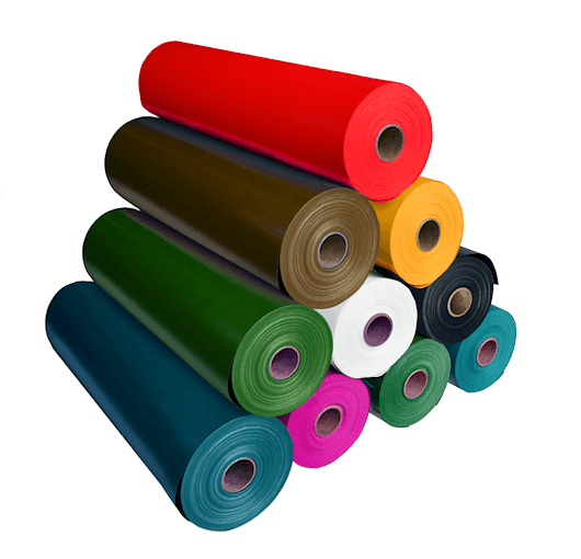 rolls of 18oz industrial curtains