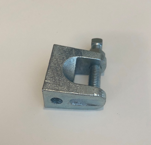 beam clamp for threaded rod drops