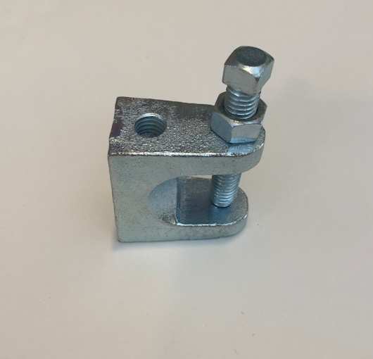 beam clamp for threaded rods