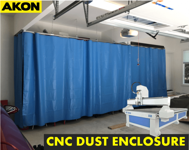 CNC Machine Dust Enclosures CustomMade Features By AKON
