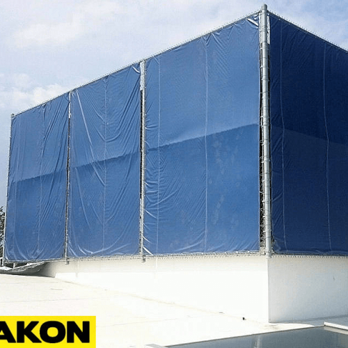 Outdoor Tarp Curtain Walls Akon Curtain and Dividers Custom Made