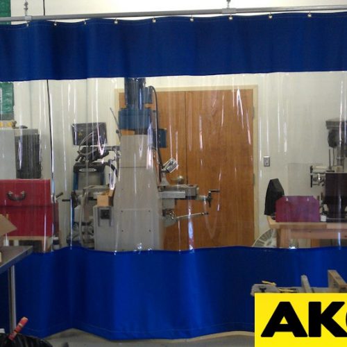 Garage Divider Curtains Akon Curtain and Dividers Custom Made