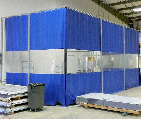 freestanding warehouse room dividers
