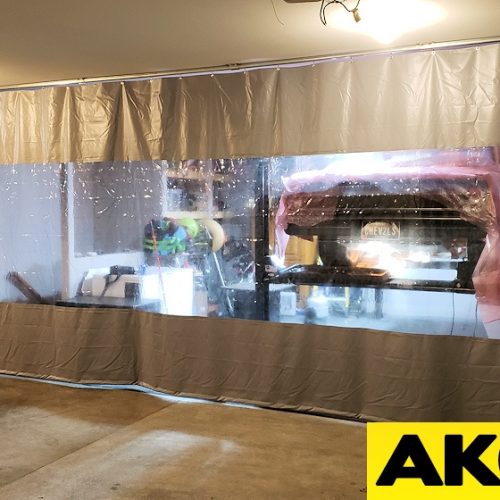Garage Divider Curtains Akon Curtain and Dividers Custom Made