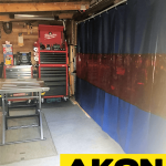 garage workshop curtains