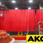 huge curtains for warehouse