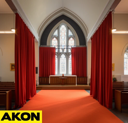 church separation divider curtains