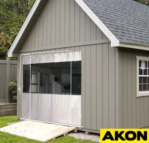 barn door roll up tarp