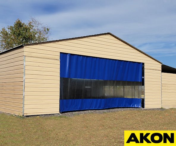 garage door curtains