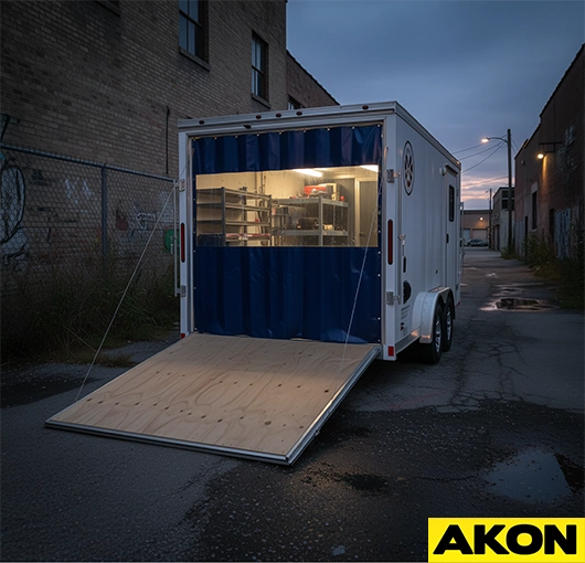 Trailer Curtains | Solid Style - Image 3