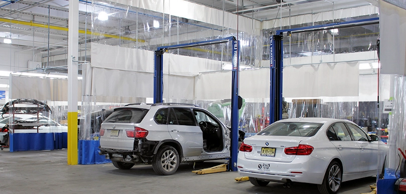 Body Shop Curtains For Work Bays