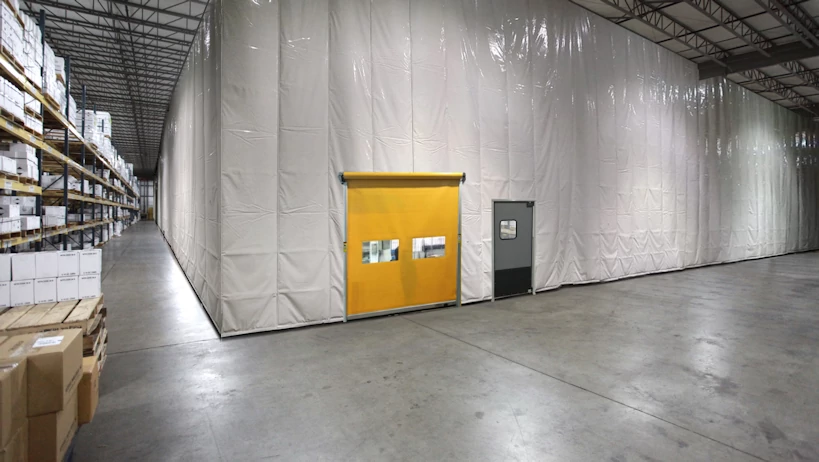 insulated warehouse enclosure