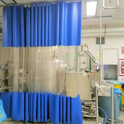 chemical splash curtain