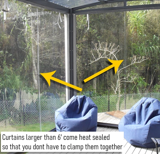 clear tarps see through for patio and porch