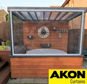 hot tub enclosures curtains for winter