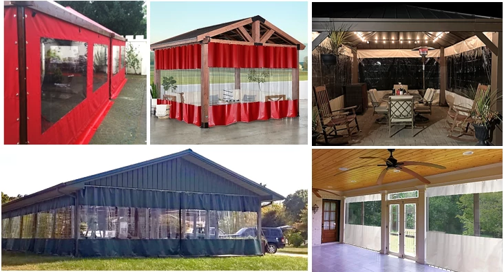 outdoor patio enclosure curtains