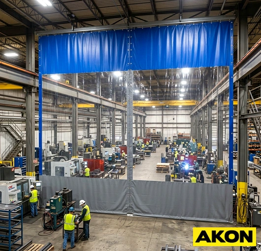 Factory Partitioning Curtain Wall (6)