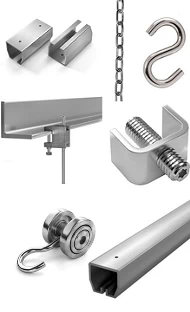 curtain track parts