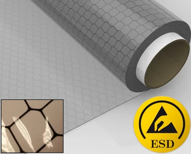 esd grid honeycomb film