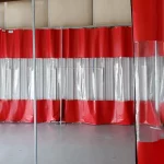 freestanding garage curtains